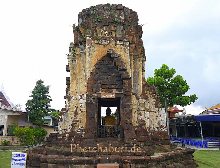 Buddha in Tempelruine Thailand